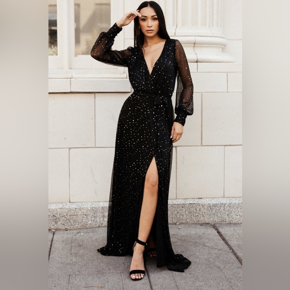 Baltic Born Abigail Sparkle Gown (Black) in Size X-Large